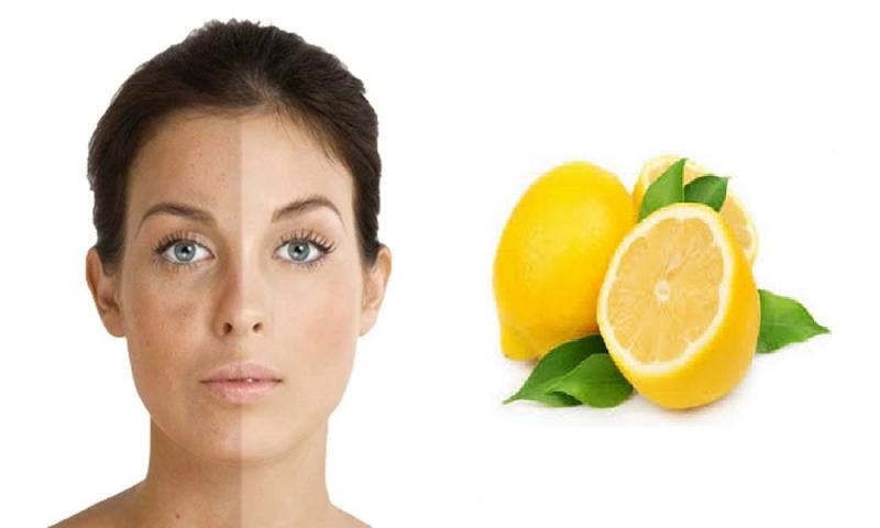 عصير الليمون  لعلاج الكلف العميق