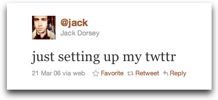 أول تغريدة تويتر