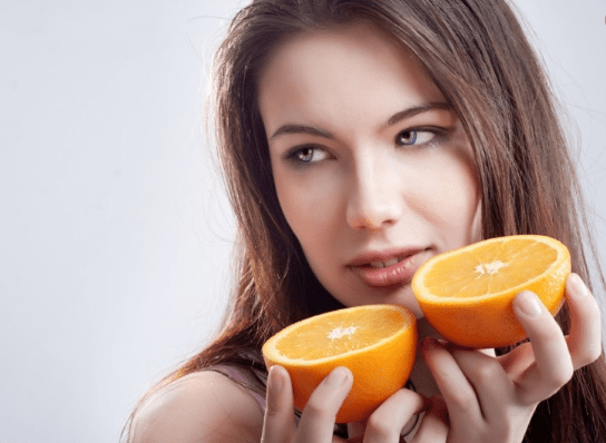 وصفة البرتقال لتفتيح البشرة الدهنية